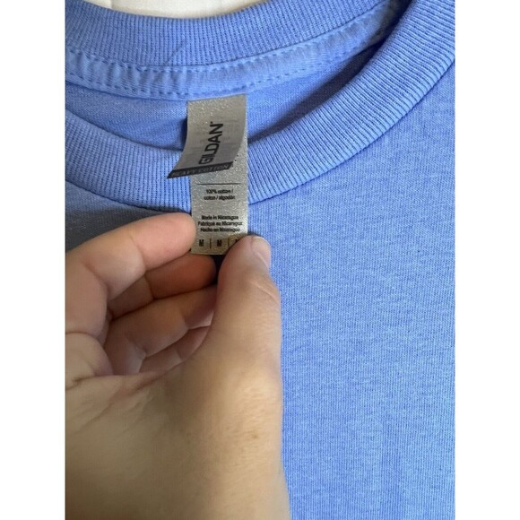 Gildan Men's Heavy Cotton T-Shirt, Style G500 Carolina Blue Size Medium NWOT - Picture 3 of 9